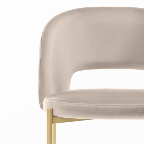 Stol, MORES, 77x50x53 cm, Beige
