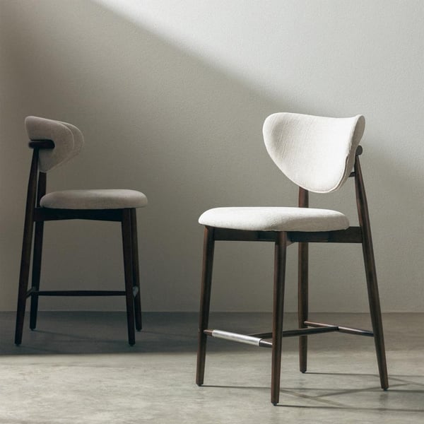 Spisestol, JULIETTE, 52x55x98,5 cm, valnød