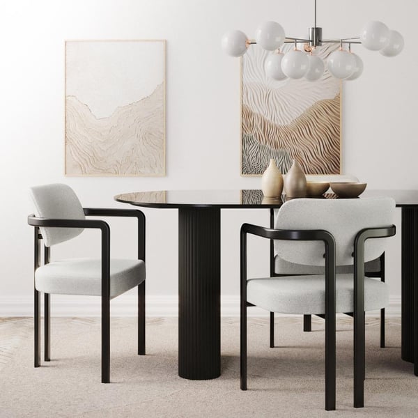 Polstret Stol, FLAIRE, 81x56,5x56 cm, Taupe