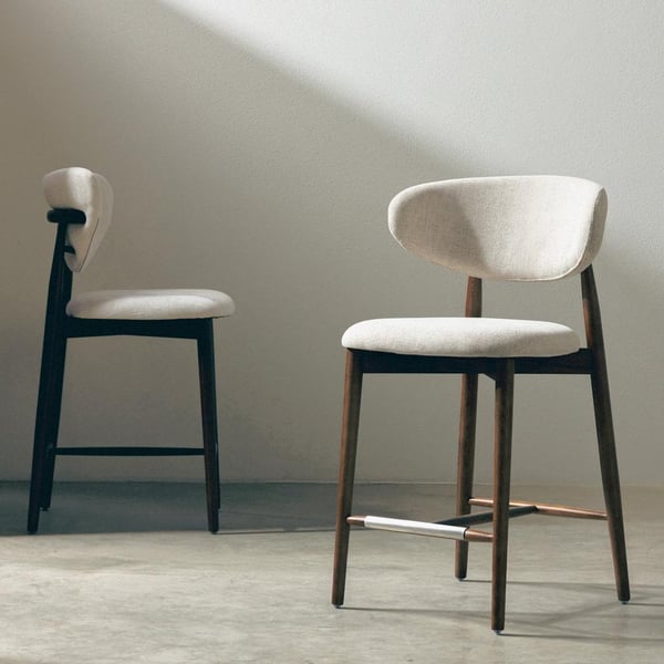 Spisestol, MIRALI, 58x55x98,5 cm, Beige