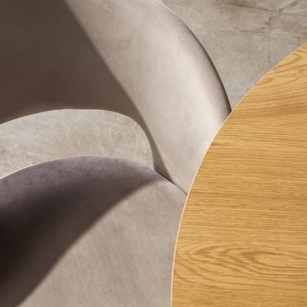 Stol, MORES, 77x50x53 cm, Beige