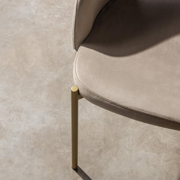Stol, MORES, 77x50x53 cm, Beige