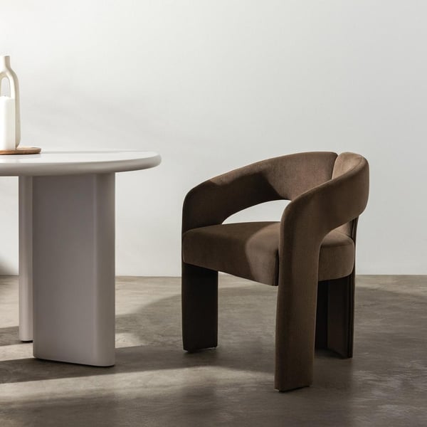 Polstret Stol, JOEL, 77x62x56 cm, Mokka