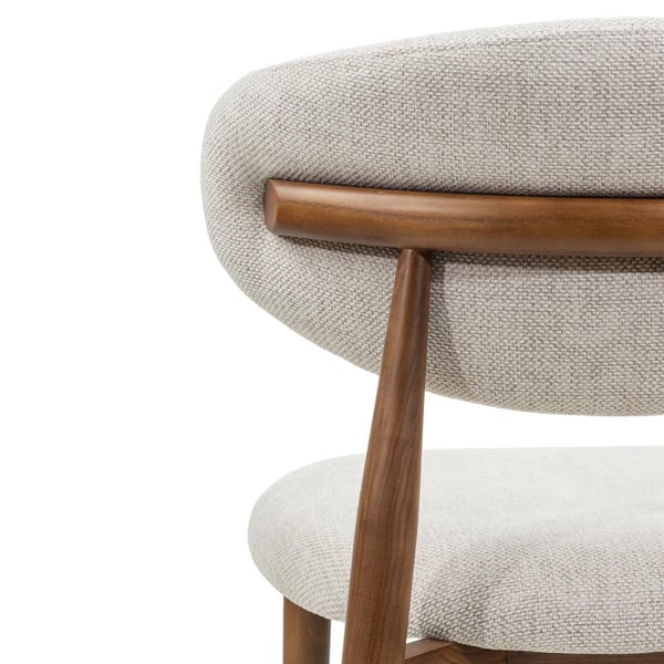 Spisestol, MIRALI, 58x55x98,5 cm, Beige