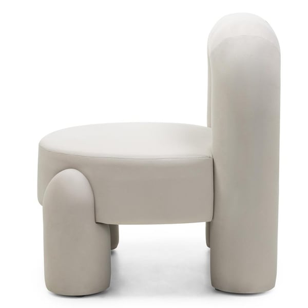 Lænestol, LUCCA, 74,4x68x80 cm, Creme