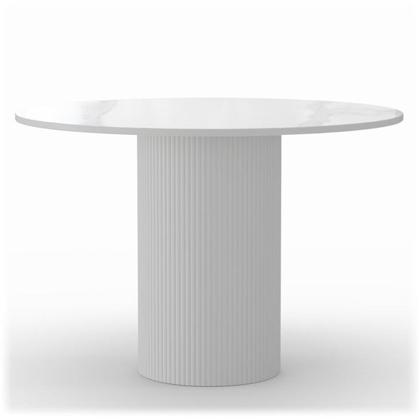 Ruokapöytä, MALENA, 110x110x75 cm, Off White