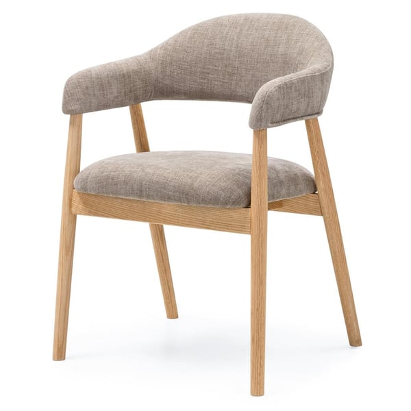 Polstret Stol, LARIS, 81x57x54 cm, Beige