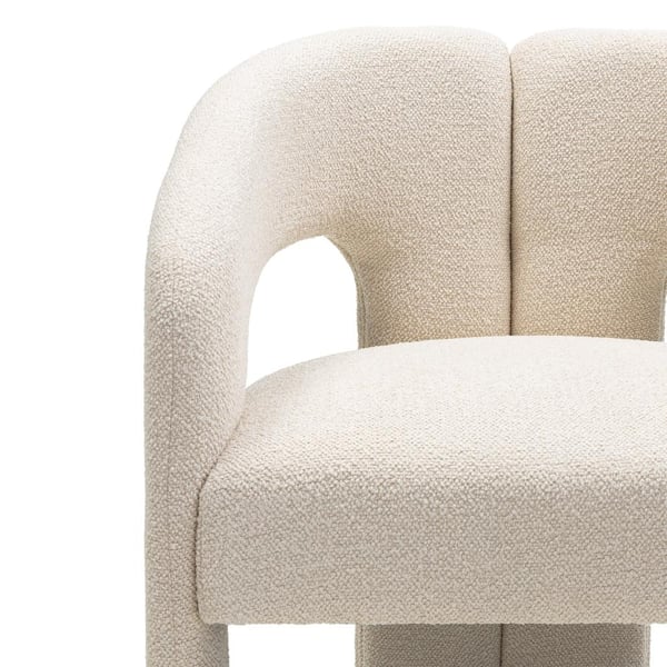 Polstret Stol, JOEL, 77x62x56 cm, Beige