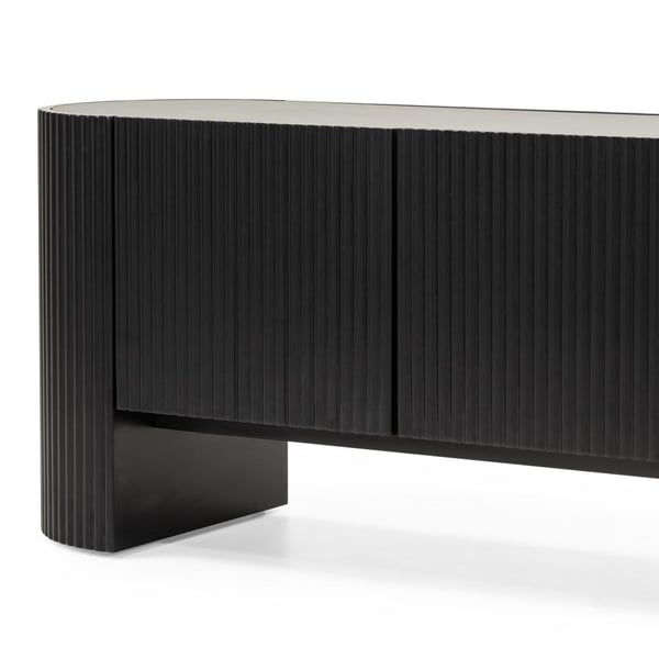 TV-skab, NOIR, 60x180x45 cm, Sort