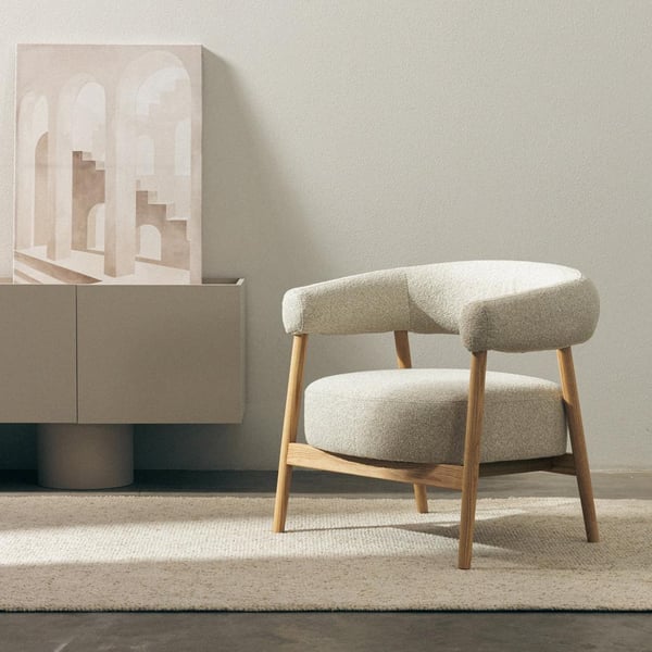 Nojatuoli, MUE, 78x70x74 cm, beige