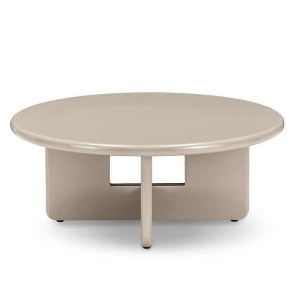 Sofabord, LARNA, 80x80x32 cm, Beige