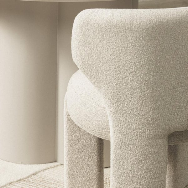 Stol, SELEN, 59x57x83 cm, Creme