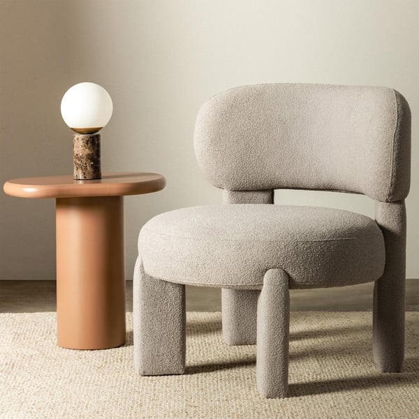 Lænestol, SAMMA, 70x73x78 cm, Lys Beige