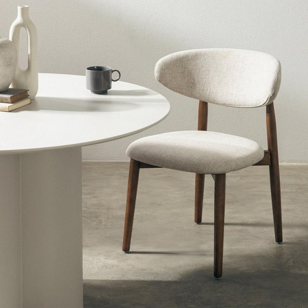 Spisebordsstol, MIRALI, 81x58x60,5 cm, Beige