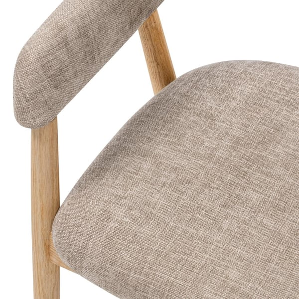 Polstret Stol, LARIS, 81x57x54 cm, Beige