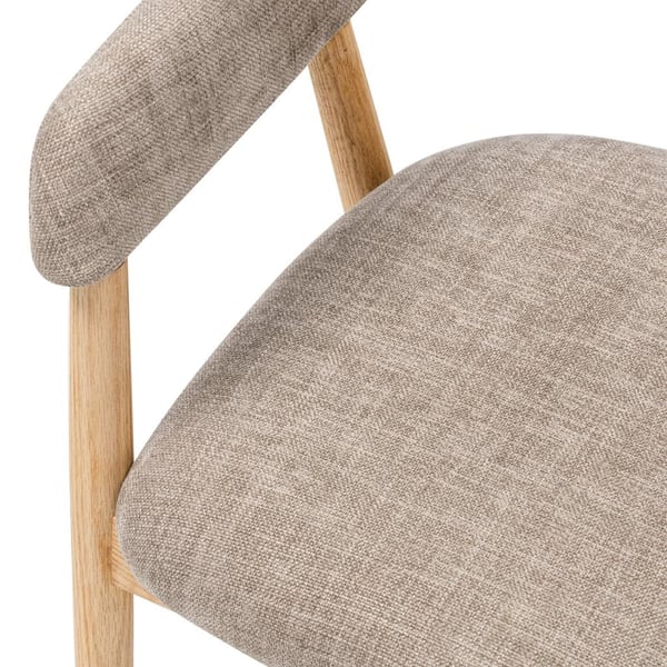 Polstret Stol, LARIS, 81x57x54 cm, Beige