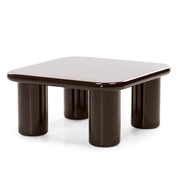 Sofabord, MURIEN, 70x70x34 cm, Brun