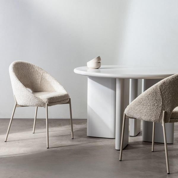 Stol, DEAN, 83x63x57 cm, Beige