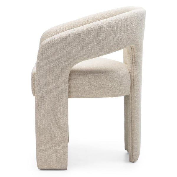 Polstret Stol, JOEL, 77x62x56 cm, Beige