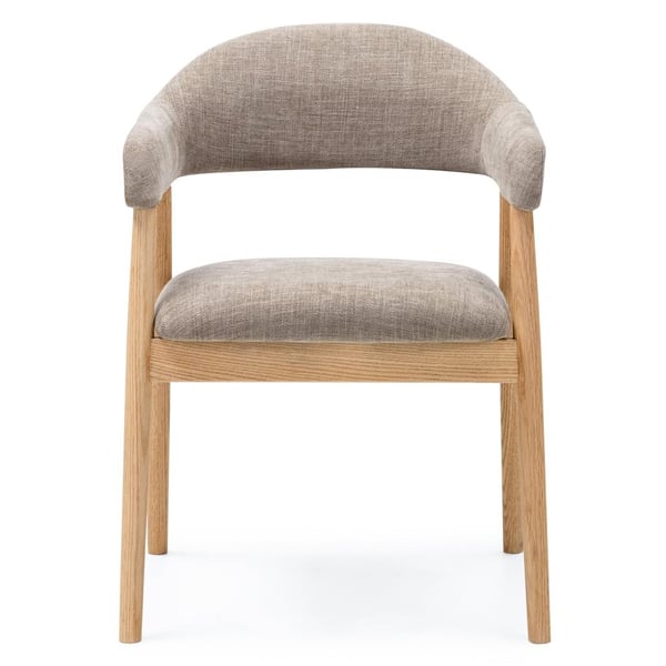 Polstret Stol, LARIS, 81x57x54 cm, Beige