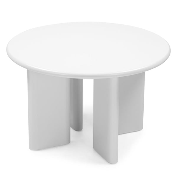 Ruokapöytä, MOLIQ, 120x120x75 cm, Beige Harmaa