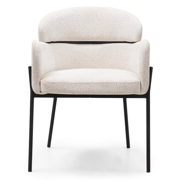 Spisebordsstol, MAREO, 62x62x81 cm, Creme