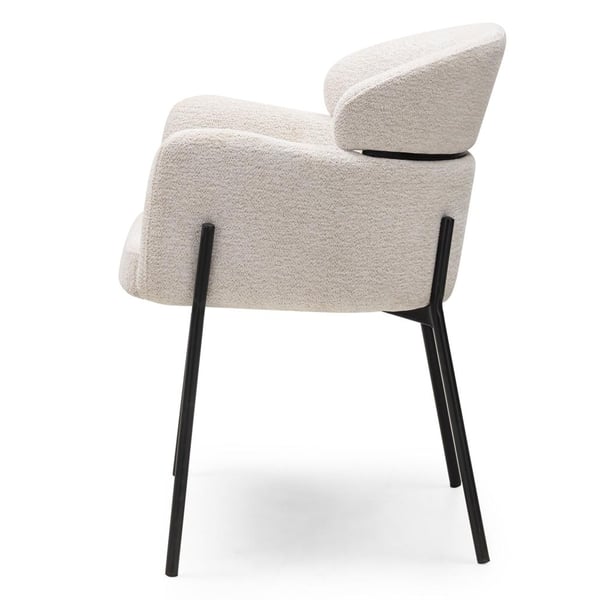 Spisebordsstol, MAREO, 62x62x81 cm, Creme