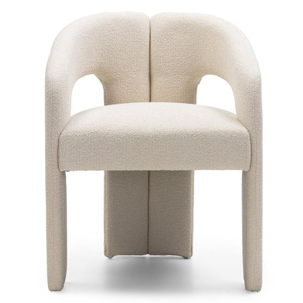 Polstret Stol, JOEL, 77x62x56 cm, Beige