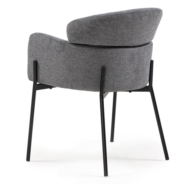 Spisebordsstol, MAREO, 81x62x62 cm, Mørkegrå