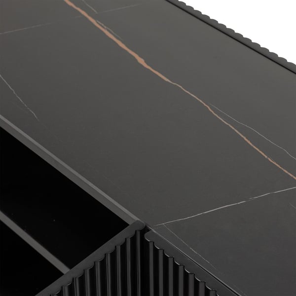 TV-skab, NOIR, 60x180x45 cm, Sort