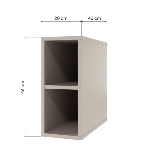 Seinähylly, ANVERS, 20x46x46 cm, Off White