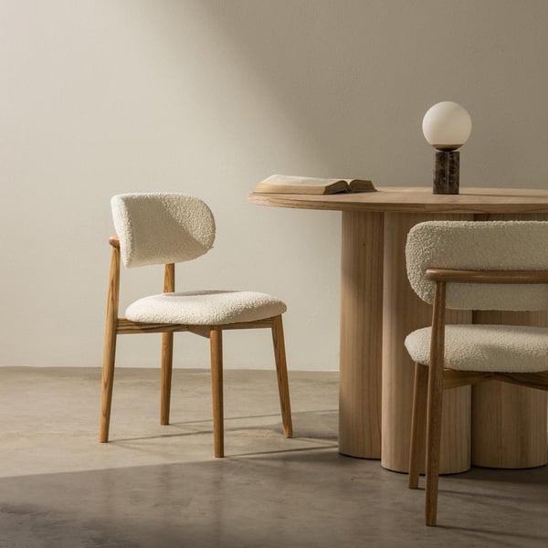 Polstret Stol, MIA, 80x48,5x50,5 cm, Off White