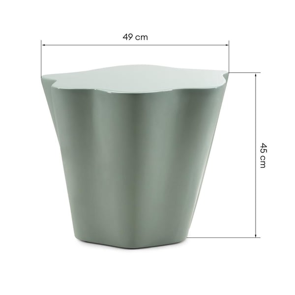 Sidebord, FIOR, 45x49x49 cm, Salvie