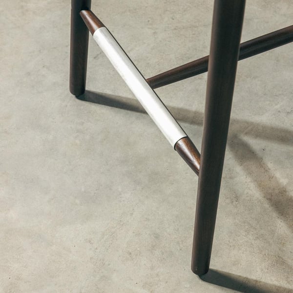 Spisestol, JULIETTE, 52x55x98,5 cm, valnød