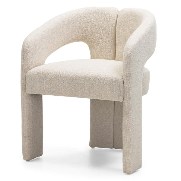 Polstret Stol, JOEL, 77x62x56 cm, Beige