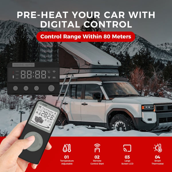 Sunster  LQ 1 5KW diesellämmitin vedenlämmitin Water 12V diesel/bensiinilämmitin LCD