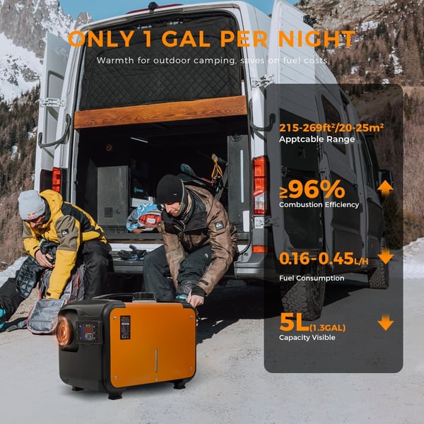 Sunster 8KW diesellämmittimen ilmanlämmitin 12V, kannettava ohjaamon lämmitin LCD-näytöllä ja kaukosäätimellä autoon, kuorma-autoon, matkailuautoon