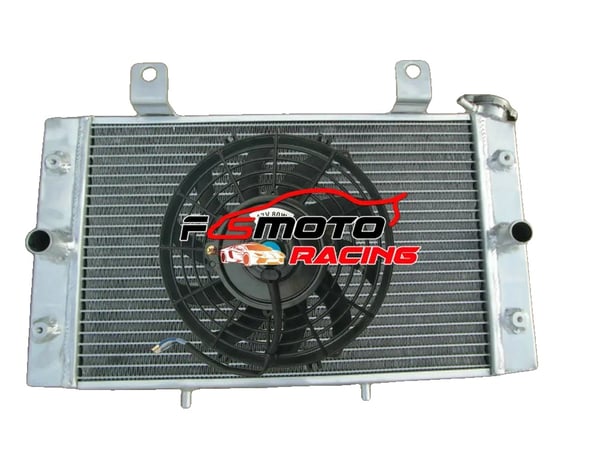 Radiator, legering aluminium, kompatibel med Yamaha Rhino 700, robust design, præcisionskonstruktion, 100% kvalitetskontrol testet