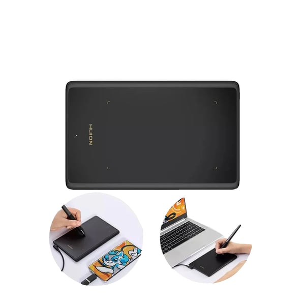 Grafisk Tegneplade, 4.17 x 2.6 tommer, USB-C Interface, 8192 Trykniveauer, 5080 LPI Opløsning, 300 PPS Rapport Rate