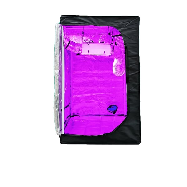 Væksttelt, kraftigt materiale, reflekterende indre,60x60x140CM
