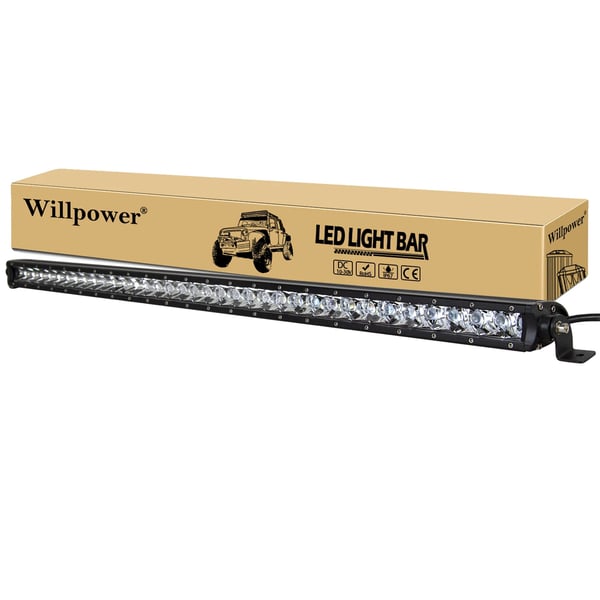 LED Lysbar, 180W Effekt, 38 Tommer Længde, 10V-30V DC Spænding, Spot Strålemønster, IP67 Indtrængningsbeskyttelse