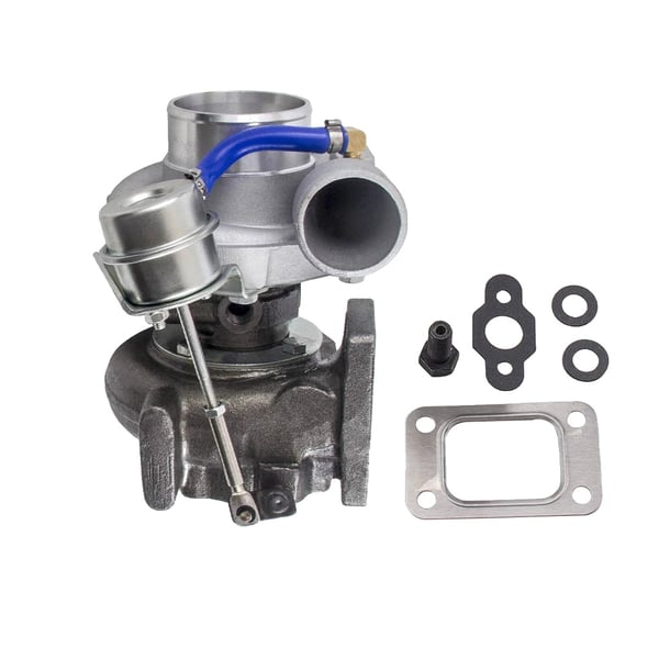 Turbocharger, T25 Flange Kompatibilitet, Passer til 1.5L-2.0L Motorer, Turbine A/R 0.64, Kompressor A/R 0.60, Holdbart Eftermarkedsmateriale