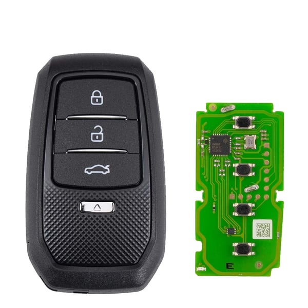 Universel Smart Key til Toyota, Dual Frequency Support, Fjernadgangsfunktionalitet, Hurtig behandling