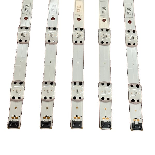 LED Baggrundsbelysning Strips, Kompatibel med Flere TV-Modeller, Sæt af 5 Stykker