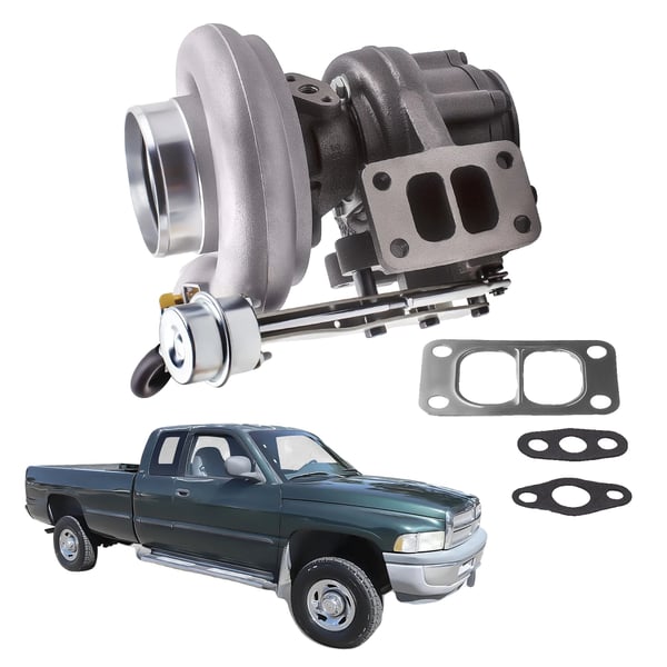 Turbocharger, HX35W Model, Kompatibel med Dodge Ram 5.9L, Effektudgang Op til 270 BHP, OEM Delnumre: 3590104 & 3538881, Højtydende Materiale