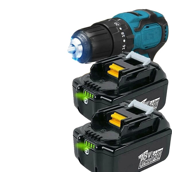 Uppladdningsbart batteri, 5500mAh kapacitet, säkerhetsfunktioner, Guld