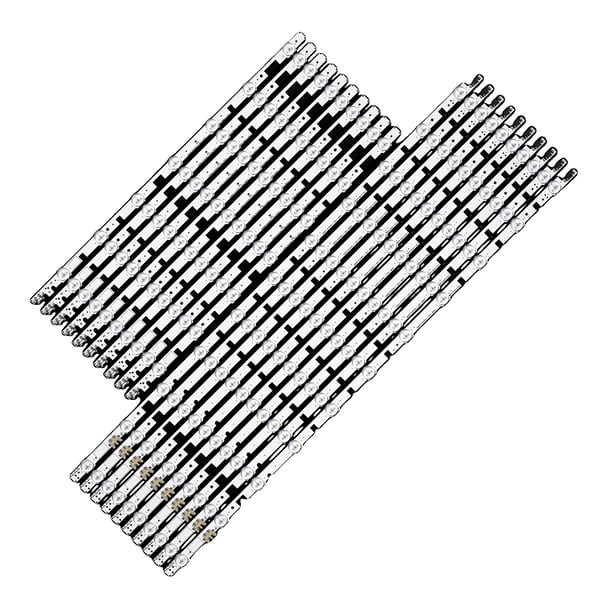 LED Baggrundsbelysningsstrimmel, 1150 mm længde, 18 LED-perler, 3 V spænding, pakke med 20, kompatibel med flere TV-modeller LED Baggrundsbelysningsstrimmel, 1150 mm længde, 18 LED-perler, 3 V spænding, pakke med 20, kompatibel med flere TV-modeller