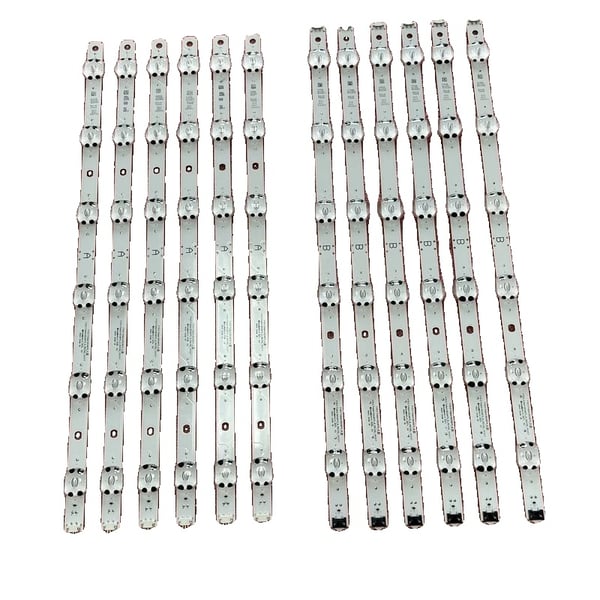 LED-bakgrundsbelysningsremsa, 12 LED, 915 mm längd, 6V spänning, kompatibel med 82UM7580PVA, 82UM7650