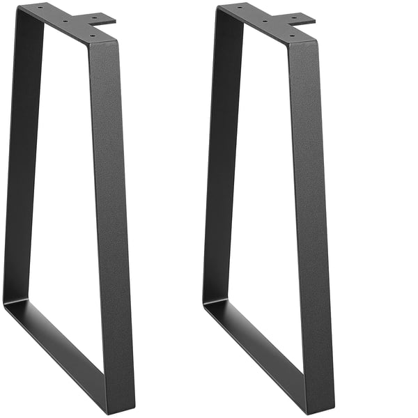 Stål Bordben, Trapezoid Design, Sæt af 2, 400lbs