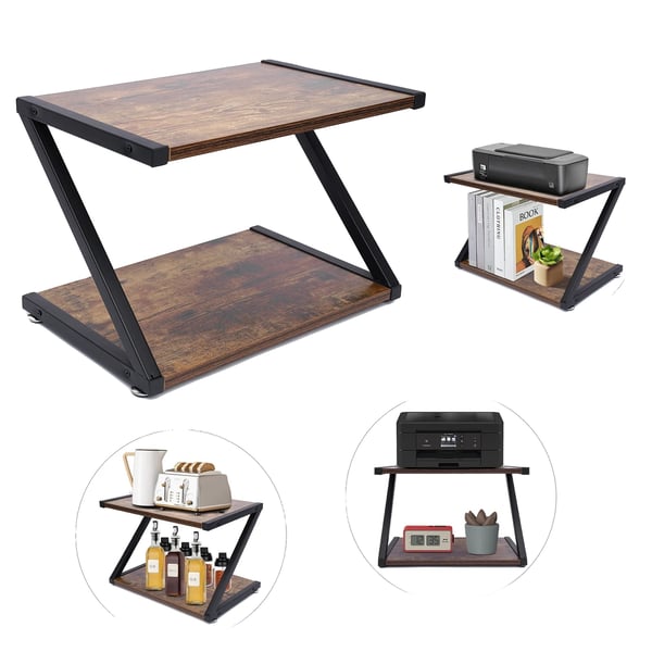 Printerstand, Holdbar Konstruktion, Pladsbesparende Design,1-5 celler